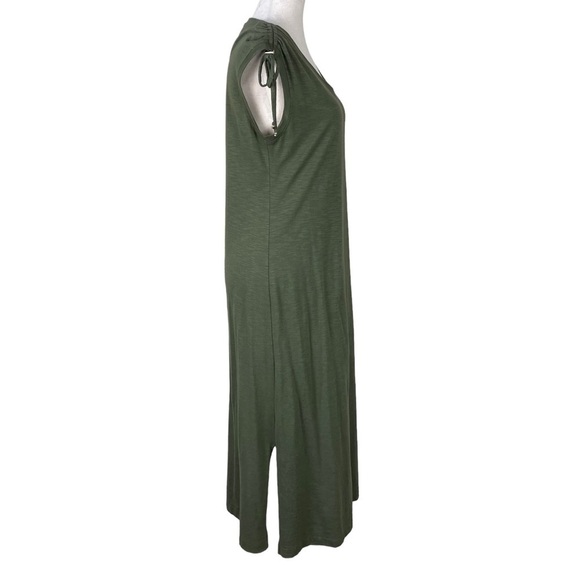 Chicos Olive Shoulder Tie Midi Dress - Picture 3 of 13